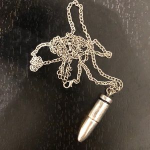 Silver Bullet Necklace